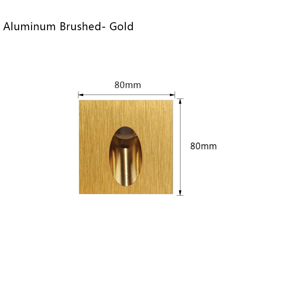 Recessed Wall Sconce Lamp Led Stair Lighting Interior Step Light Aluminum Nightlights with Box for Bathroom 110V/220V/12V