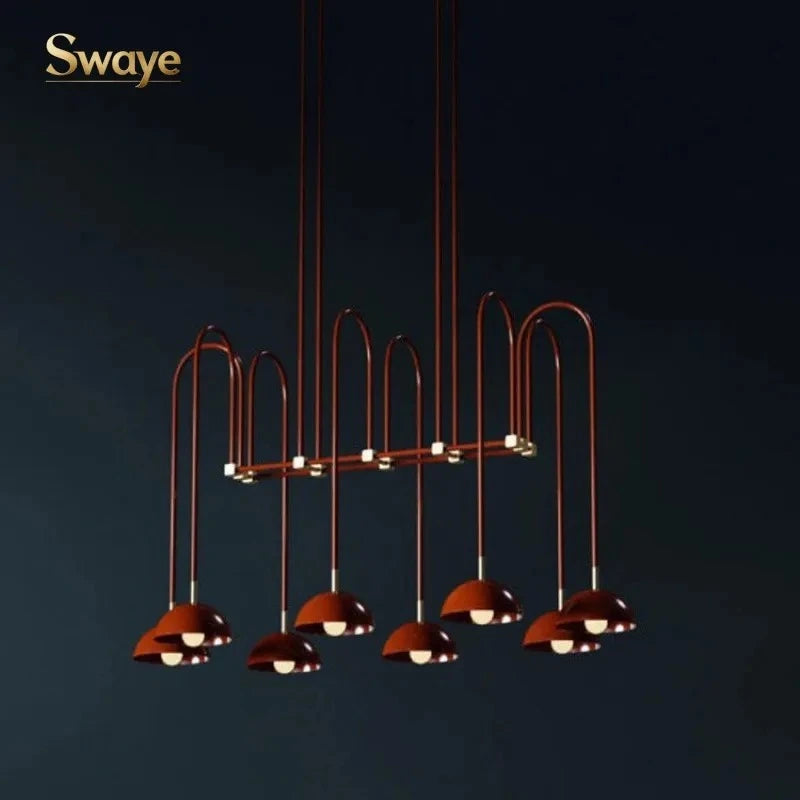 Modern Simplicity Luxury Stylish LED Pendant Lights Metal Hanging Lamps for Dining Room Hall Café Bar Home Decoration Art Design