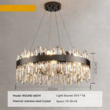 Dimmable Gold Rectangle Crystal Chandelier for Dining Living Room Modern Ceiling Light for Kitchen Island K9 Crystal Lights