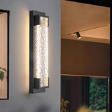 Modern Outdoor Stainless Steel Long-Strip LED Wall Lamp - IP65 Waterproof Linear Exterior Porch Sconce Fixture for Garden, Patio & House Facade