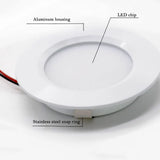 LED Downlight Caravan Camping Trailer Led Spot Light 12V Lamp RV Ultra-thin Suction Lights LED Down Light Recessed Ceiling Light