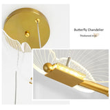 Butterfly LED Pendant Lights Ceiling Hanging Lamps Bedside Suspension Luminaire Living Room For Home Decoration Indoor Lighting