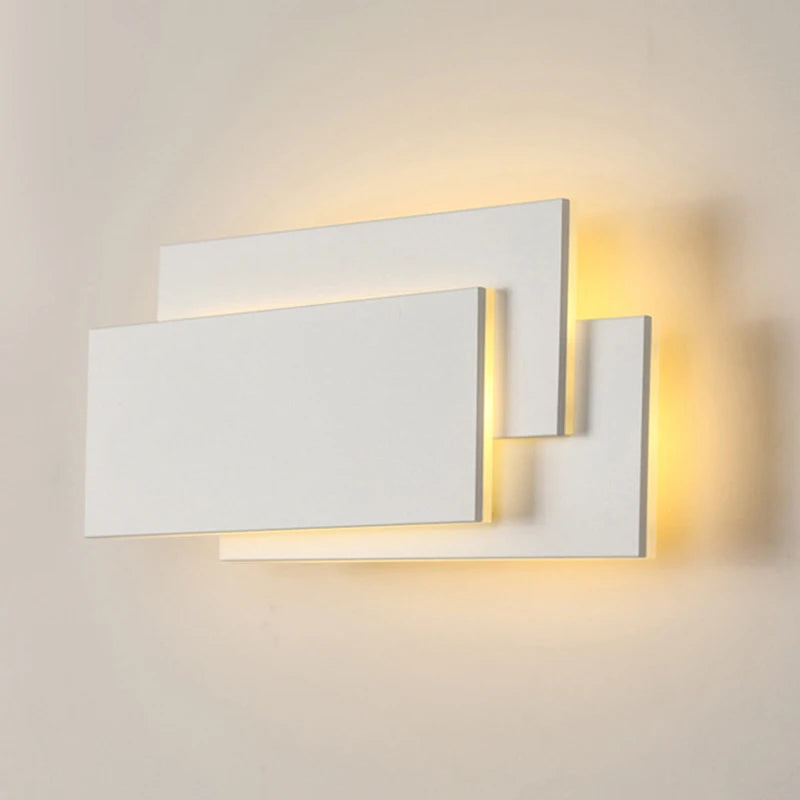 Modern Minimalist Indoor LED Wall Lamp - Simple Accent Sconce Light Fixture for Bedroom Bedside, Living Room Background Wall & Aisle Corridor