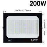LED Flood Light Outdoor Spotlight (10W–100W) 220V - 6500K Daylight IP66 Waterproof Wall Lamp for Garage, Gym & Street