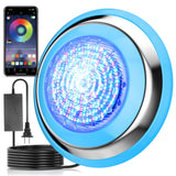 Led Pool Light Bluetooth Control Waterproof IP68 47W RGB Swimming Pool Light with 4.7 M Cord Three Channels