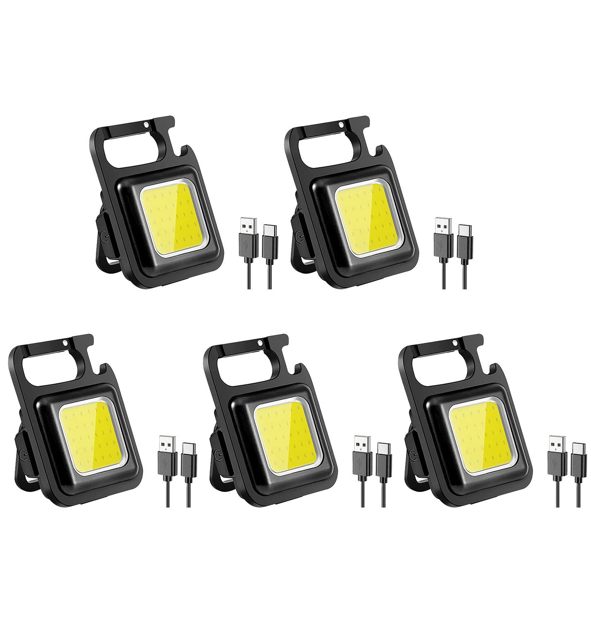 Portable LED Torch Mini Powerful Flashlight Waterproof Torch Pocket Work Light Multifunctional LED Lantern Camping Fishing Light