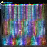 DC12V Addressable RGB LED Pebble Matrix Grid Screen (1m x 2m, 800 Pixels) - Flexible Intelligent Seed Light Display