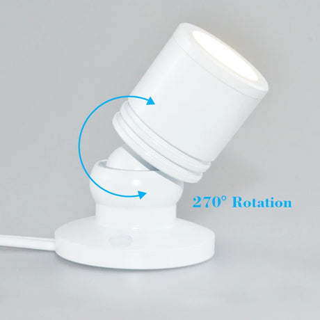 Led Spotlight Wine Cabinet Light Kitchen 2/4/6/8/10/12 Pack Lighting Kit Button Switch EU Plug for Jewelry Showcase Spot Lights