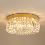 Gold Modern Crystal Chandelier - Luxury LED Ceiling Light for Living Room