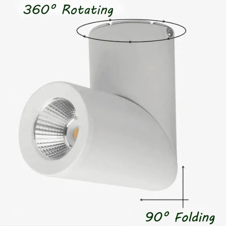 Dimmable Cylinder LED Downlights Surface Mount 7W 12W 15W 18W 24W COB Ceiling Spot Lights AC85~265V Round Lamps indoor Lighting