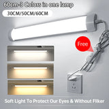 Plug-in LED Tube Light with 1.8m Switch Wire - Under Cabinet Kitchen Lamp