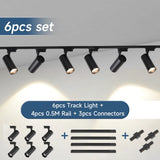 Full Set LED Track Lighting System - COB Ceiling Spotlights for Kitchen & Living Room