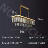 Crystal Lamp Nordic Minimalist Living Room Main Light Modern Elegant Ceiling Light Creative Home Restaurant Led Lights