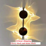 Creative Art Corrugated LED USB Rc and Wiring Wall Lamps Bedroom Bedside Shadow  Sconces Aisle Porch Corridor Atmosphere  Light