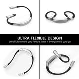 LED Neck Reading Light Flexible Handsfree Lamp Portable USB Rechargeable Book Light Knitting Camping Repairing Running Lighting