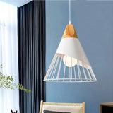 Loft Modern Pendant Light Wood Nordic Hanging Lamp Kitchen Lighting Fixture Industrial Chandelier Hanglamp Living Room Luminaire