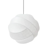 Noguchi Isamu Style Rice Paper Pendant Light - Japanese Wabi-Sabi Ball Ceiling Chandelier Lamp Fixture for Bedroom, Living Room & Restaurant