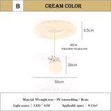 White Bear Cloud Ceiling Lights Children's Room Light Modern Cream Style Warm Boy Girl Bedroom Baby Room Ceiling Lamps