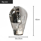 Nordic Design Desk Lamp Glass Creative Personality Bedlight Art Decoration Atmosphere Desk Lamp