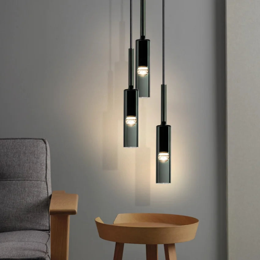 Modern Bottle Pendant Lights for Kitchen Dining Room Restaurant Bar Bedroom Hanging Lamp Decoration Ceiling Chandeliers Bedside