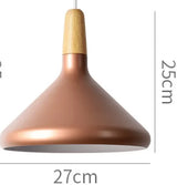 Modern Pendant Light Nordic Hanging Light Fixuture Suspension Macaron Dinning Living Room Hall Decoration Wood LED Lamp Lampara