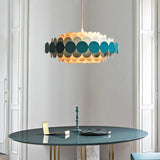Modern Minimalist LED Colorful Pendant Light - Creative Multi-Color Ceiling Chandelier Lamp Fixture for Dining Room, Living Room & Bedroom Decor