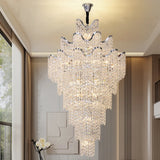 New Style French-Style High-End Modern Crystal Chandelier For Duplex Floor Living Room Villa High-Ceiling Staircase Chandelier