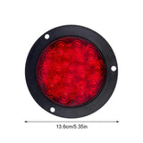 Universal Round LED Rear Tail Lights - 12V 24V Turn Signal Brake Stop Reverse Lamp