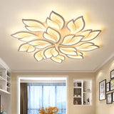 Modern LED Ceiling Chandeliers Light for Living Dining Room Bedroom Ceiling Lamps  With Remote Control Dimmable Lights Fixtures