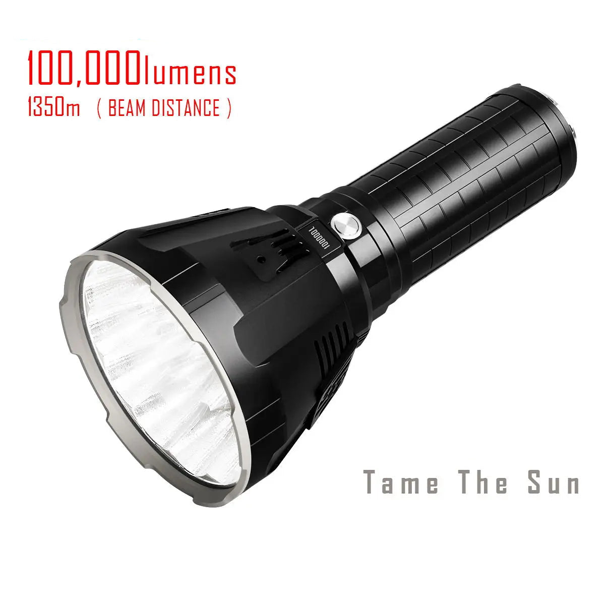 Powerful Flashlight 100000LMs Rechargeable Outdoor Hunting Self Defense Torch XHP70.2 LED Tactical Searchlight
