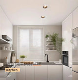 IP65 Waterproof Embedded CRI98 Dimmable Spotlight AC110-220V Bathroom Kitchen 7W10W15W20W24W30W Ceiling Downlight LED Anti Glare