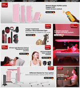 Red Light Therapy RLPRO200MAX Physical Therapy Full Body 480,590,630,660, 670, 810, 830, 850,1060 Red Light Therapy Panel