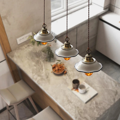 Modern Simple Ceramic LED Pendant Lamp Home Indoor Decors Lighting Bedroom Restaurant Dinning Living Room Lights Hang lamp