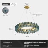 Modern Glass Design Creative Chandelier - Luxury Suspension Light for Living Room