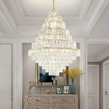 Luxury Crystal Chandelier Ceiling Pendant Lamp for Living Room Żyrandol Lamps Home Decor Lustre Salon Ceiling Light Fixtures