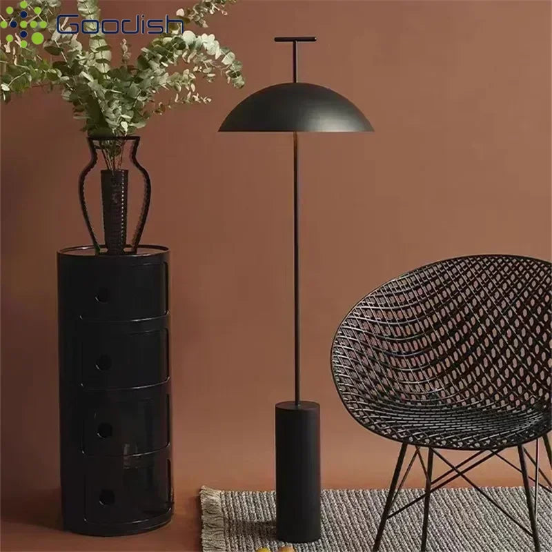 Janpanese Wabi-sabi Retro Creative Vertical Small Umbrella Lustre Lights LED Floor Lamps for Bedroom Home Decoration Chandelier