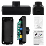 LED Dimmer Switch for Incandescent Halogen Bulb Lamp Lights Switch Lighting Button Controller 220V-240V Adjustable Dimmable 100W