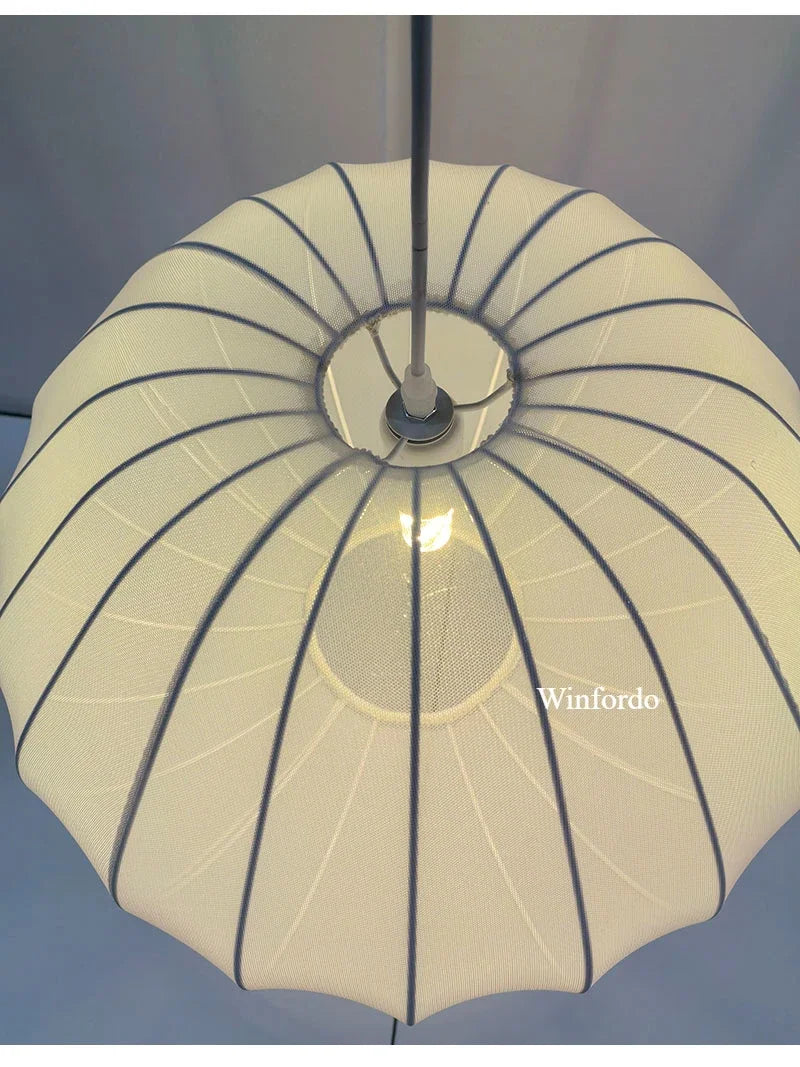 2026 Silk Lantern Hanging Chandelier Light Fixture Cloth Pendant Lamp For Living Room Bedroom Restaurant Dining Room Home Decor