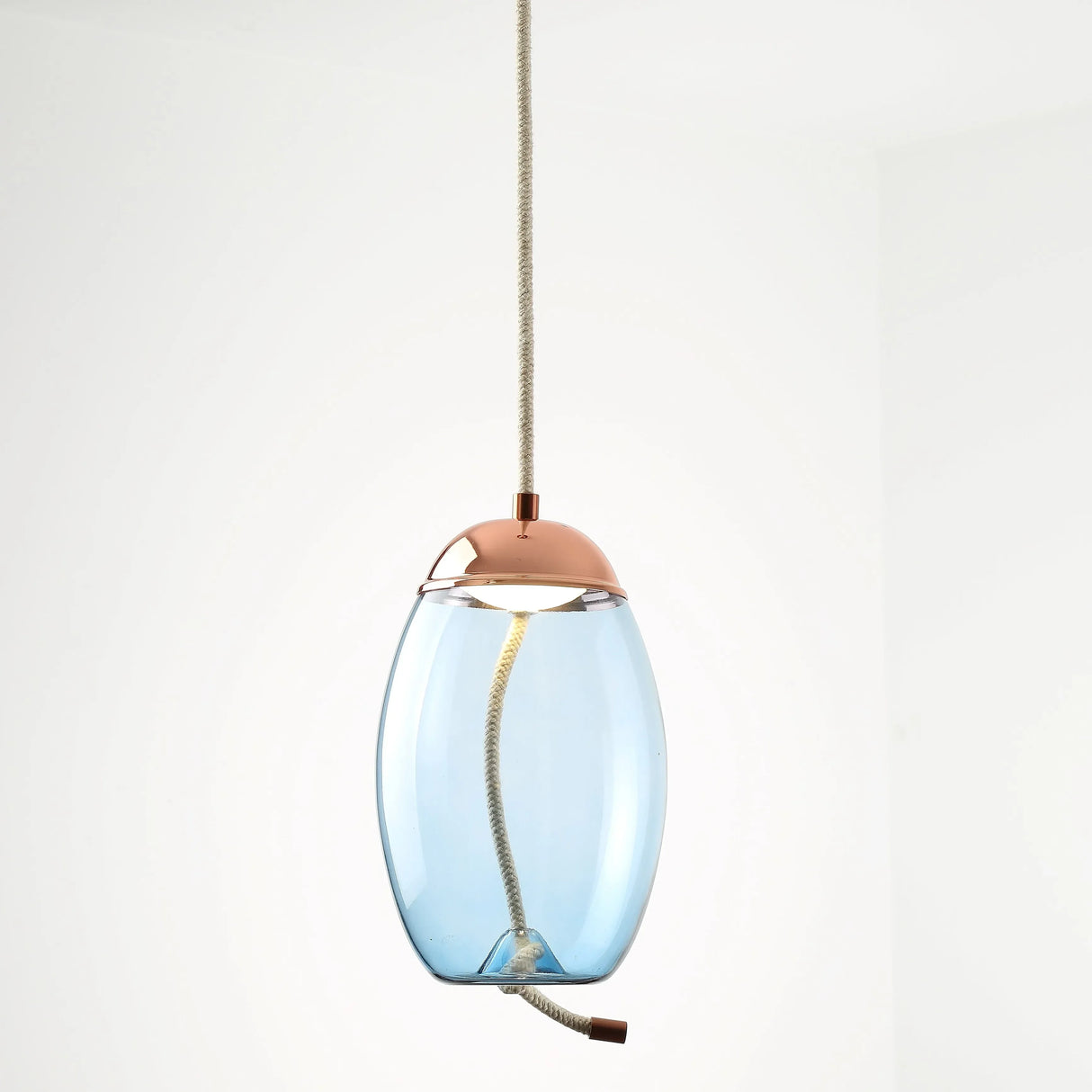 Modern Minimalist Glass LED Chandelier - Creative Pendant for Living & Kitchen