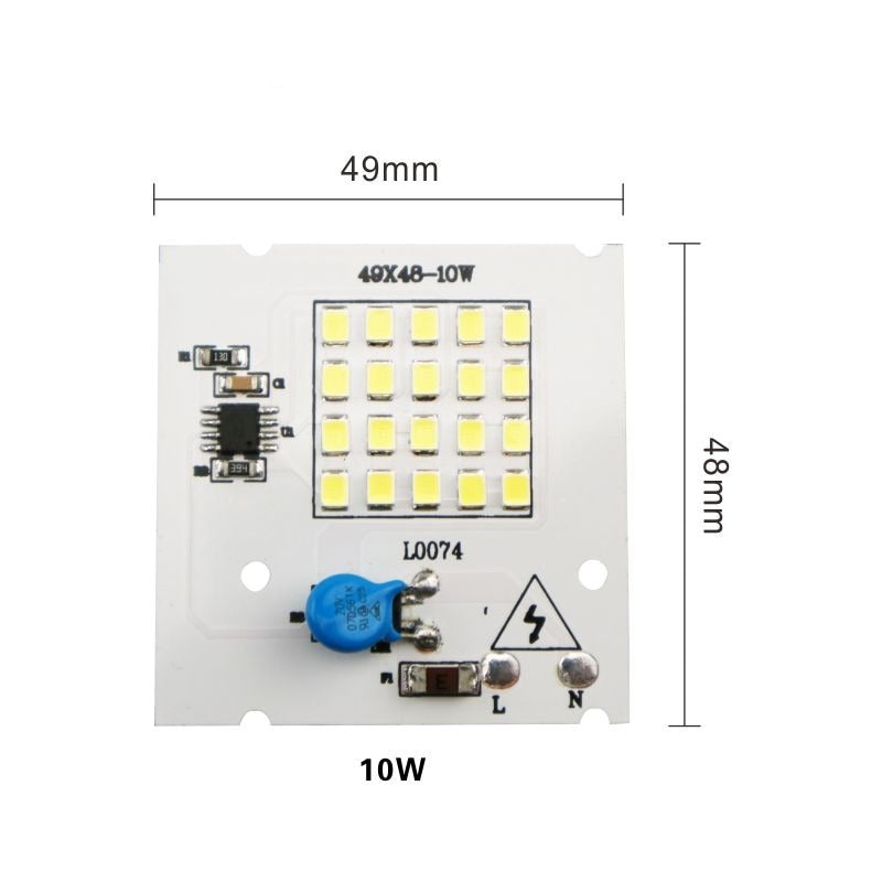 LED Lamp Chips 220V SMD Bulb 2835 Smart IC Led Light Input 10W 20W 30W 50W 100W For Outdoor Flood Light