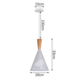 Loft Modern Pendant Light Wood Nordic Hanging Lamp Kitchen Lighting Fixture Industrial Chandelier Hanglamp Living Room Luminaire