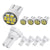 10 PCS MINI Small T10 W5W LED Bulb 12V 1210-8SMD 7000K White Car Interior Dome Reading Map Door Courtesy License Plate Lights