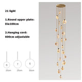 New Chinese LED Marble Gold Home Deco Designer Chandelier Lighting 2026 New Trend Lustre Hanging Lamps For Living Room