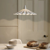 30cm White Ceramic LED Pendant Light - Modern Nordic & Japanese Style Hanging Ceiling Lamp Fixture for Bedroom, Dining Table & Living Room