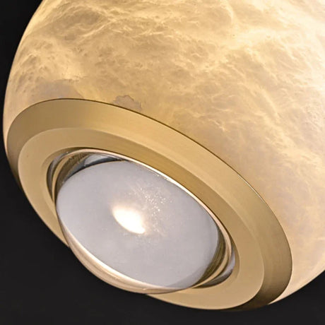 Natural Marble Led Pendant Lights Nordic Design Stone Chandelier Bedroom Study Living Room Decors Home Indoor Minimalist Hang lamp