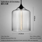Caren Lighting handmade Glass Modern Nordic hanging loft Glass Pendant Light decor Lights Fixtures led filament dinningroom Lamp