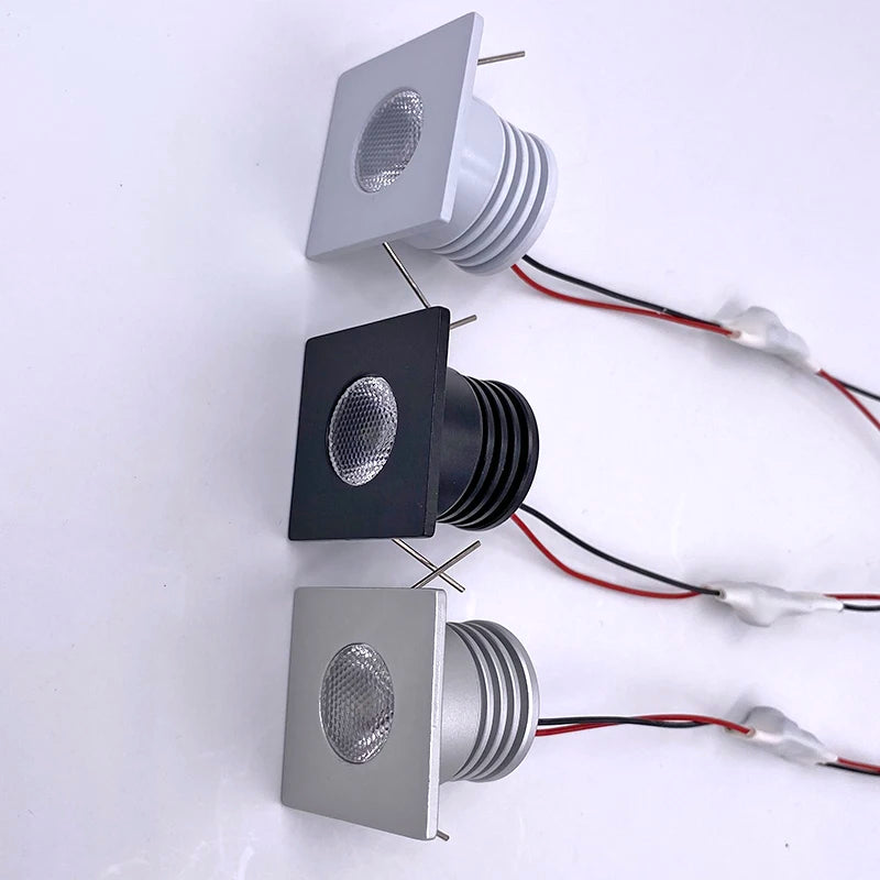 Square Lamp Mini Light With Embedded Ceiling 4W Spotlight Embedded Light DC12-24V AC100-240V LED Indoor Use Room Decor Pane