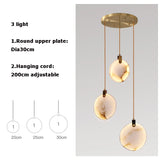 New Chinese LED Marble Gold Home Deco Designer Chandelier Lighting 2026 New Trend Lustre Hanging Lamps For Living Room