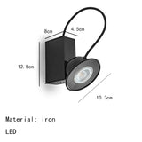 44287151341825 LED Wall Light Black Red Green White Body Lamp Magnetic Attraction For Bedroom Parlor Office Studio Stairs