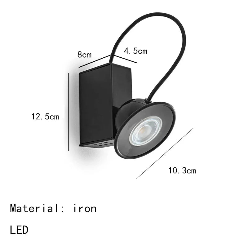 44287151341825 LED Wall Light Black Red Green White Body Lamp Magnetic Attraction For Bedroom Parlor Office Studio Stairs